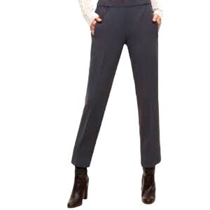 Aritzia Wilfred Ankle Pant Trousers Sz 2 Gray Crepe Straight Taper Casual Dress